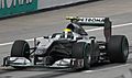 Rosberg Malaysian GP start 2010 (cropped)