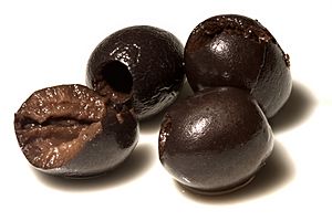 Schwarze Oliven