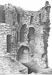 Seagate Castle, 'ancient' tower interior