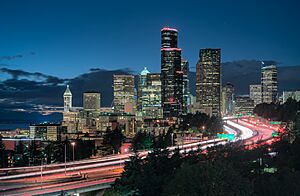 Seattle I-5 skyline dllu