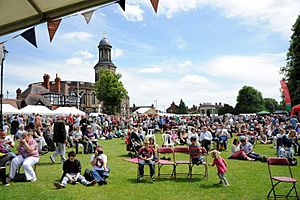Shrewsbury Food Festival Crowds