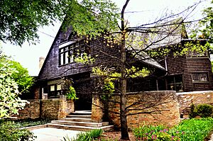 Side Door Entrance of Frank Lloyd Wright's Home and Studio