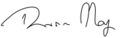 Signature of Theresa May