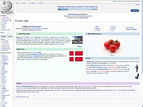 The Main Page of the Polish Wikipedia (06.12.2009).