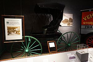 Sloan Museum July 2018 17 (c. 1908 Flint Wagon Works carriage)