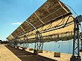 Solar troughs in the Negev desert of Israel