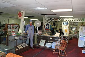 Southern Michigan Railroad Museum interior Clinton
