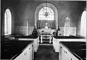 St David's Church Interior 1907