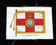 Standard of British Raj - B.D.V. Cigarattes flag silk