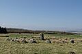 Stone Circle south of Old Military Road - geograph.org.uk - 1290115