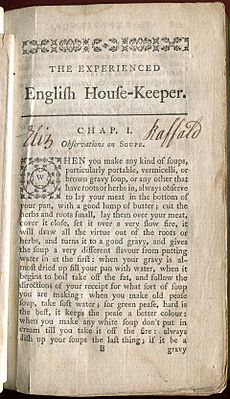 The Experienced English Housekeeper Elizabeth Raffald Signature Page 1775