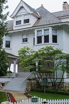 The Governors House on Mackinac Island. The Governor of Michigan, while in office, can use this residence as a vacation home.