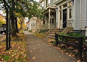 Tower Victorian Streetscape Facing North