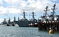 US Navy 040702-N-4304S-136 Warships from several nations sit pierside at Naval Station Pearl Harbor, Hawaii
