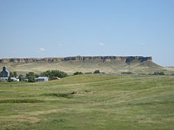 Rimrocks just south of Winnett, MT