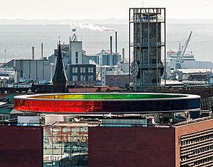 Your rainbow panorama på taget af ARoS Aarhus Kunstmuseum