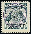 $1 stamp of Clipperton Island