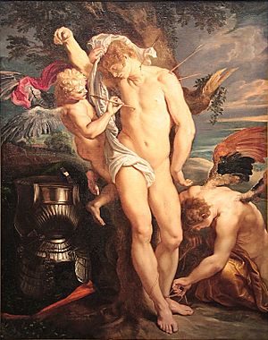 0 Saint Sébastien secouru par les anges - Pierre Paul Rubens (1)