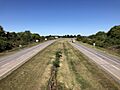 2022-09-01 16 36 02 View north along U.S. Route 222 (Kutztown Bypass) from the overpass for North Elm Street in Kutztown, Berks County, Pennsylvania