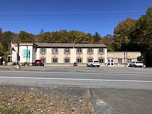 2024-10-17 14 15 28 Sand Lake Town Hall and Municipal Court along New York State Route 66 (Miller Hill Road) in Sand Lake, Rensselaer County, New York