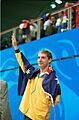 221000 - Swimming 200m medley SM8 Ben Austin silver waves - 3b - 2000 Sydney event photo