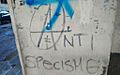 ANTI SPECISMO graffiti in Turin