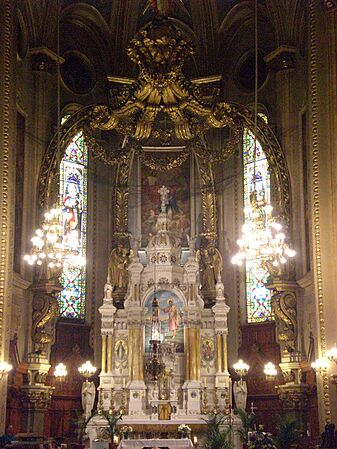 Altar of Saint Jean Baptiste Church, Quebec City
