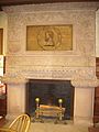 Ames Free Library (North Easton, MA) - interior fireplace