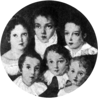 Ana Luisa de Loreto wife of Caxias with siblings