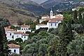 Andros island, Stenies village and Apoikia in the background