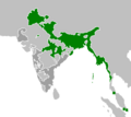 Bengal Presidency in British India with dependencies 1852