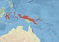 Blue-faced Parrotfinch Distribution