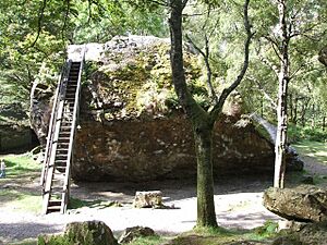 Bowder Stone - from the east - geograph.org.uk - 546806