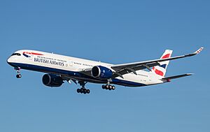 British Airways A350-1000 (G-XWBD) @ LHR, Jan 2020