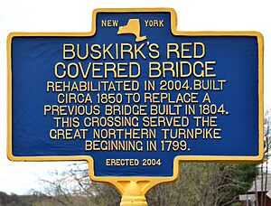 Buskirk Bridge Historical Marker