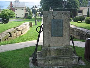 Canal Monument in Lock Haven Pennsylvania