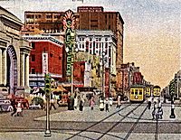 Canal St Saenger Post Card Cropped