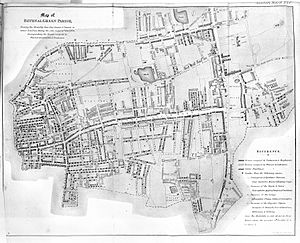 Chadwick's Bethnal Green Parish map. Wellcome L0009782