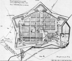 Città pentagonale -Copia del progetto di B.Buontalenti-