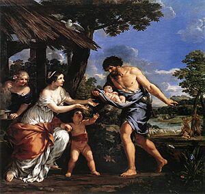 Cortona Romulus and Remus Given Shelter by Faustulus 01
