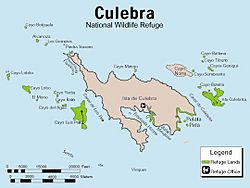 Culebra National Wildlife Refuge Map