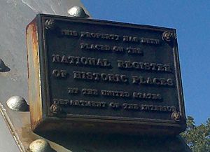 Deep River Camelback Bridge NRHP plaque