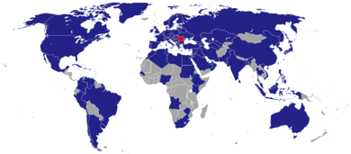 Diplomatic missions of Romania