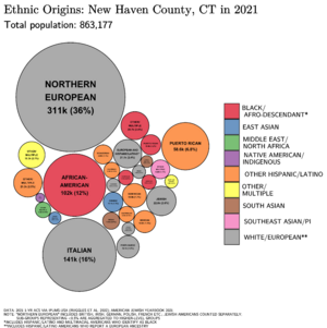 Ethnic Origins in New Haven County, CT