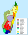 Ethnic groups of Madagascar Map
