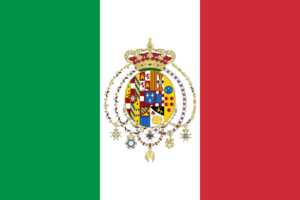 Flag of the Kingdom of the Two Sicilies (1860)