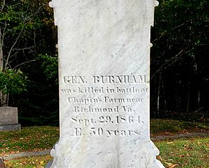 General Burnham's Gravestone