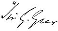 George Grey Signature