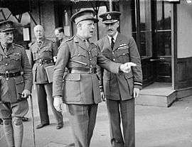 Gort and Blount at Arras WWII IWM O 177