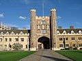 Great Gate, Trinity College, Cambridge (inside)